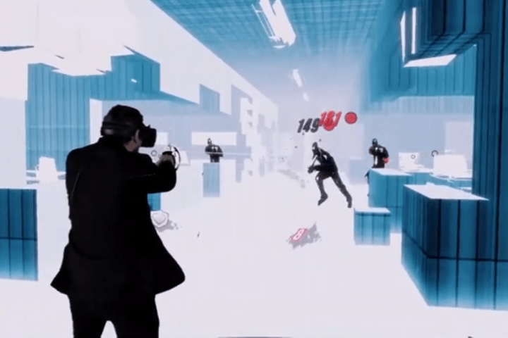 a person standing in front of a building